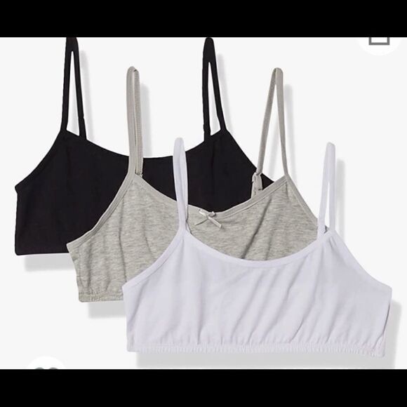 MAIDENFORM Girls Medium Crop Bra (Pack of 3) - Picture 4 of 8